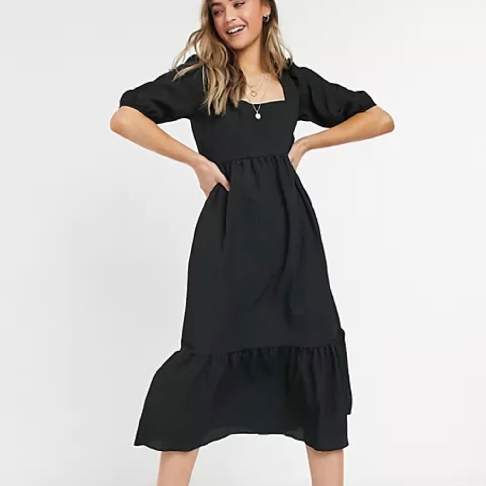 ASOS square neck dress